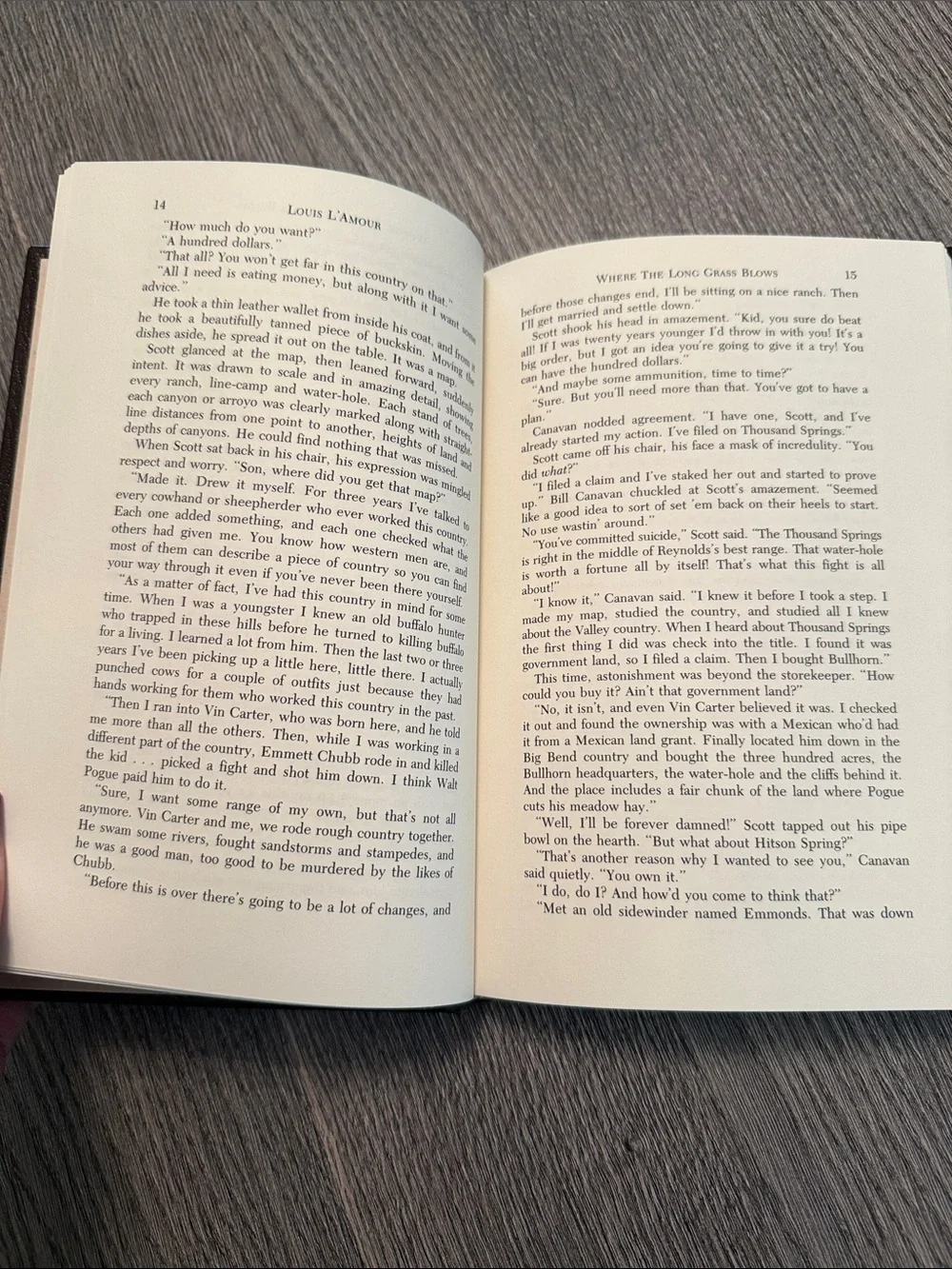 Where The Long Grass Blows - Louis L’Amour Book